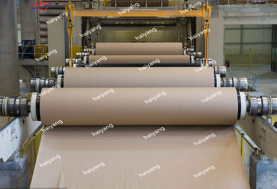 Πολυκύλινδρος μηχανή κατασκευής χαρτιού Kraft 3600mm υψηλής αντοχής δύο καλώδια 200g / m2
