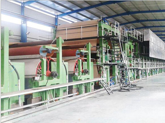 Μηχανή κατασκευής χαρτιού Kraft Paper Test Liner Machine 500T/D 5200mm