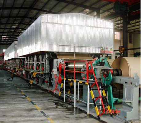 Μηχανήματα κατασκευής χαρτιού Kraft 100m/min 3400mm 50T/D για πλέξιμο