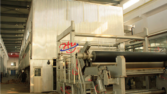 Έγγραφο της Kraft μίσχων σίτου που κατασκευάζει τη μηχανή 3400mm τα άχρηστα χαρτιά/το μπαμπού 250m/λ.
