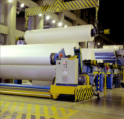 3200mm μηχανή ανακύκλωσης άχρηστων χαρτιών μηχανών εγγράφου άνθρακα 50 τόνων/ημέρα