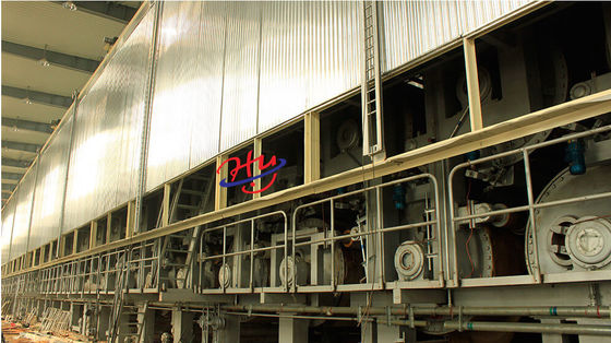 Προσαρμοσμένο πλήρως αυτόματο ζαρωμένο Kraft εναλλασσόμενο ρεύμα έγγραφο 10TPD που κατασκευάζει τη μηχανή