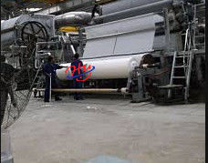 Μηχανή κατασκευής χαρτιού υγροποιητικών υφασμάτων 2800mm 15t/D Απορρίμματα χαρτιού Ανακύκλωση Jumbo Roll