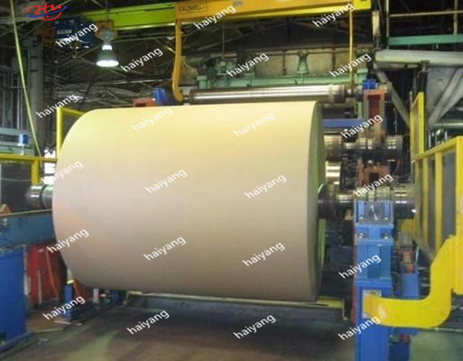40T/D χαρτοκιβώτιο που ανακυκλώνει το ρόλο εγγράφου της Kraft που κατασκευάζει τη μηχανή