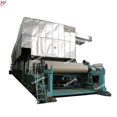 μηχανές εγγράφου 2200mm Kraft που ανακυκλώνουν τους μύλους 40t/D χαρτονιού