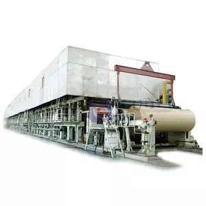 Μηχανή κατασκευής κυματοειδούς χαρτιού Kraft Liner Fluting Wood Pulp 600m/Min