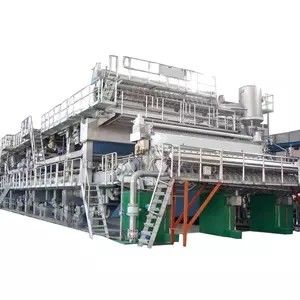 3200 mm Μηχανήματα ανακύκλωσης χαρτιού Kraft Υψηλής αντοχής Βιομηχανική κατασκευή για χαρτοβιομηχανία