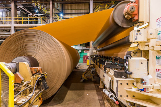Ομαλή γραμμή παραγωγής 600m/ελάχιστο ζαρωμένου χαρτονιού έγγραφο της Kraft που κατασκευάζει τη μηχανή